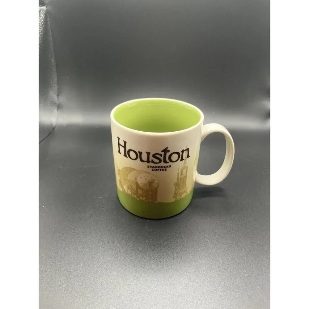 Starbucks Coffee Collector Series Houston Texas Global Icon 16 Oz Mug 2012